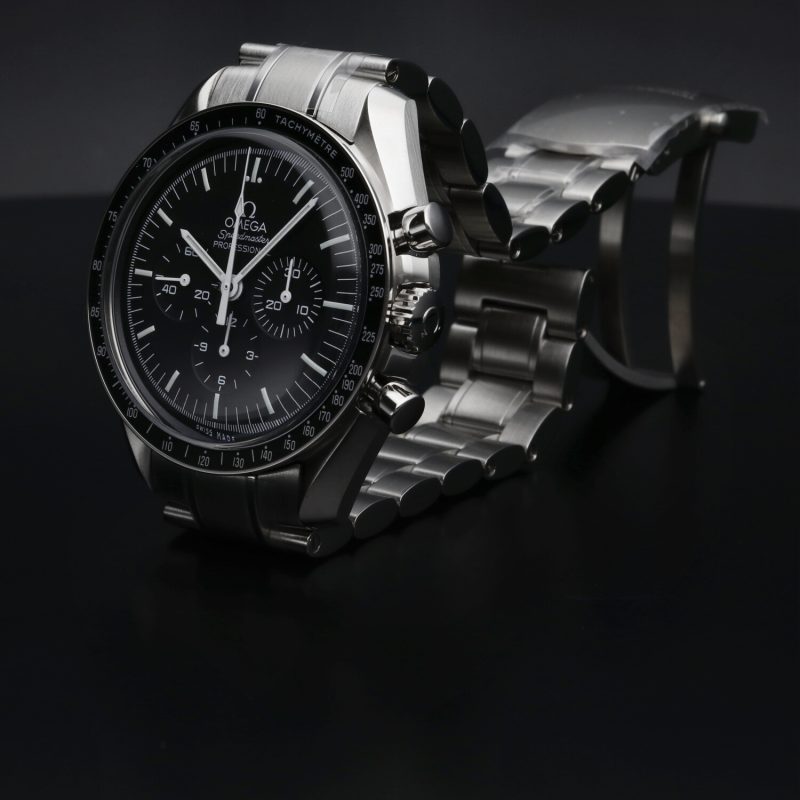 2020 Omega Speedmaster Professional Moonwatch 3113042300100 Nuovo Full-Set - immagine 5