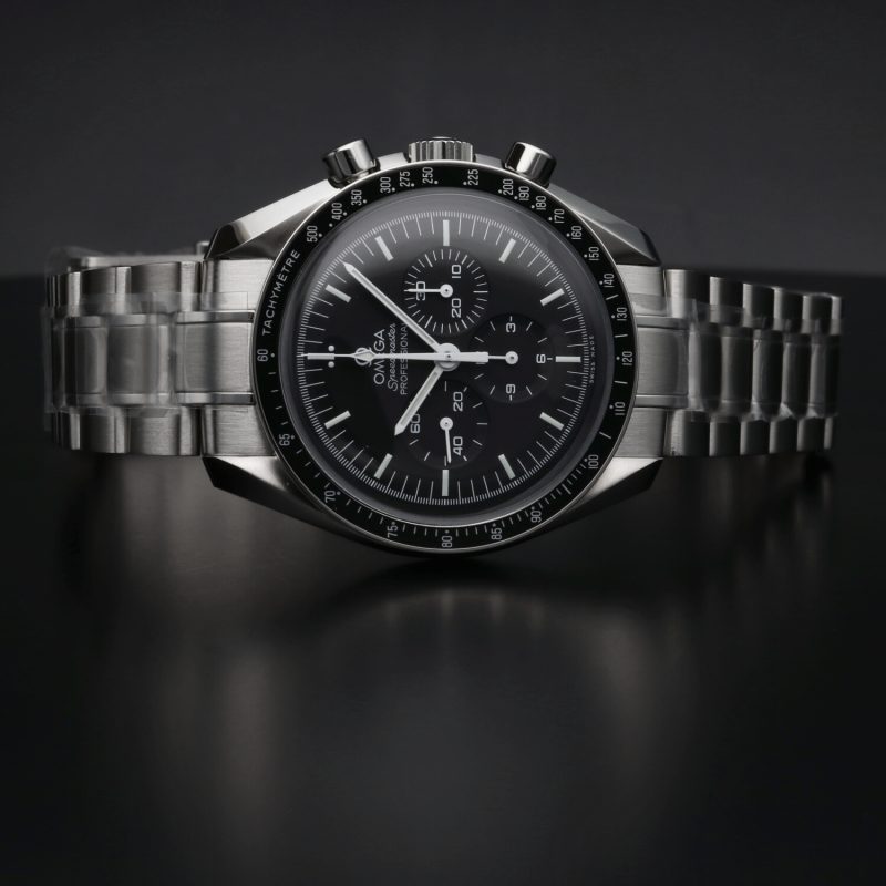 2020 Omega Speedmaster Professional Moonwatch 3113042300100 Nuovo Full-Set - immagine 6