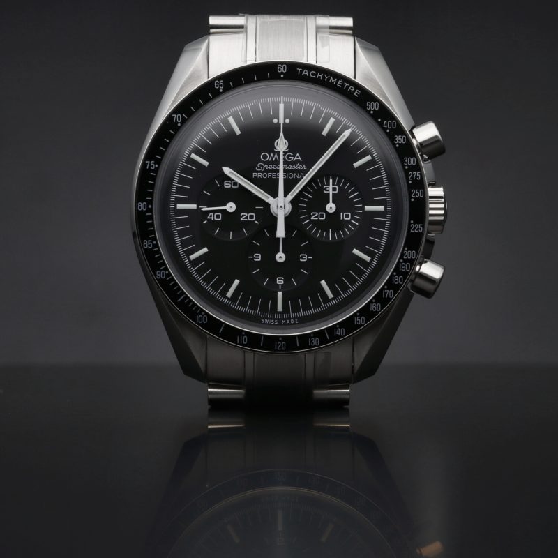 2020 Omega Speedmaster Professional Moonwatch 3113042300100 Nuovo Full-Set - immagine 4