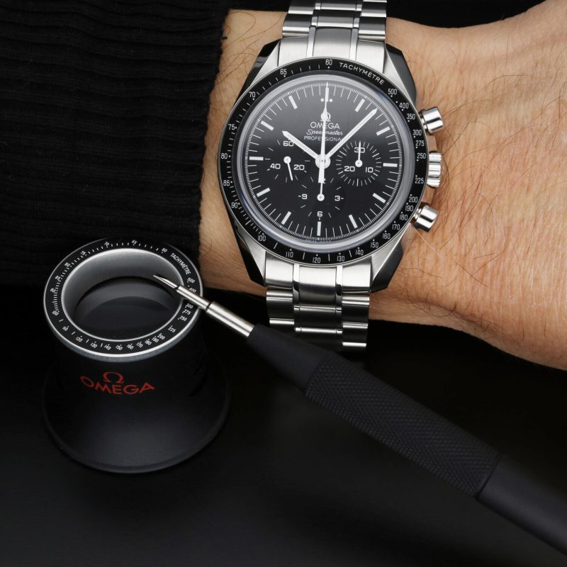 2020 Omega Speedmaster Professional Moonwatch 31130423001006 Nuovo - Full Set! - immagine 2