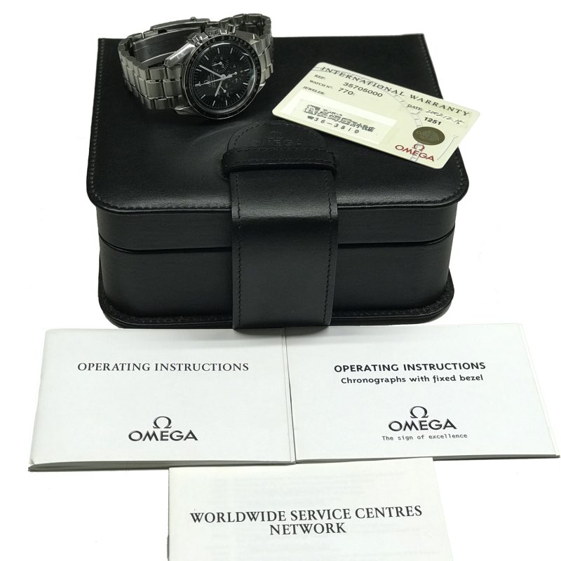 2002 Omega Speedmaster Professional Moonwatch 3570.50.00  Scatola & Garanzia - immagine 12
