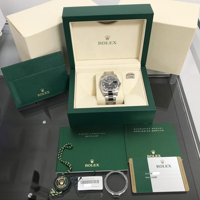 2017 Rolex Datejust 116200 Full-Set Nuovo Mai Indossato con Pellicole - immagine 16