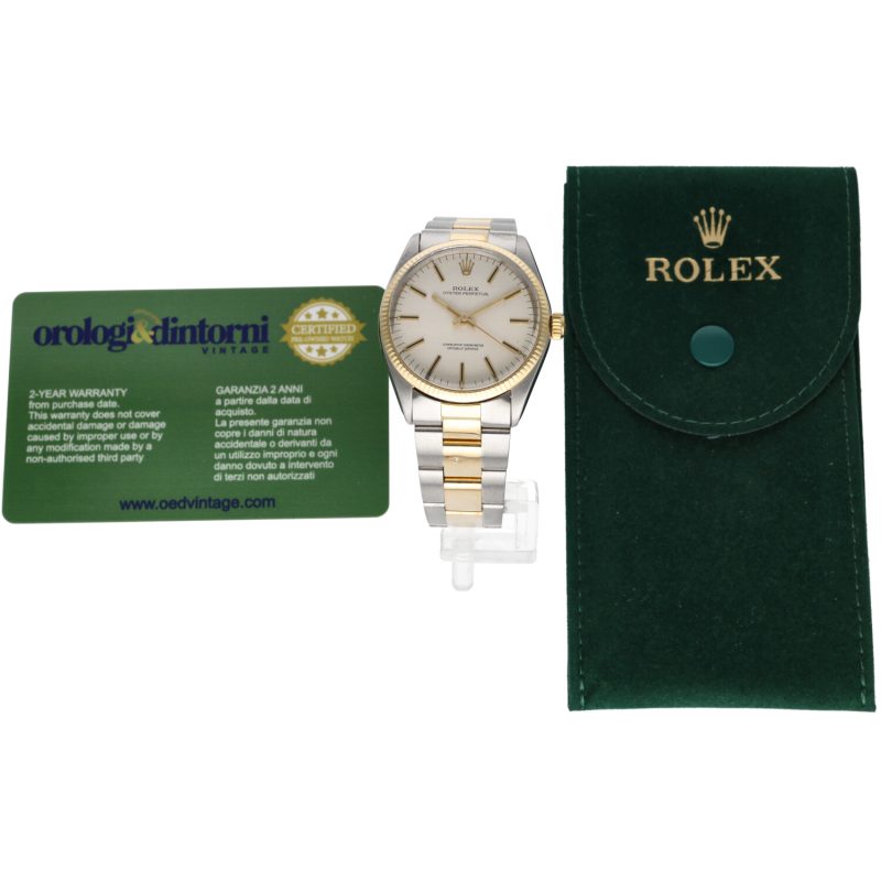 1969 ca. Vintage Rolex Oyster Perpetual Acciaio e Oro ref. 1005 - immagine 12
