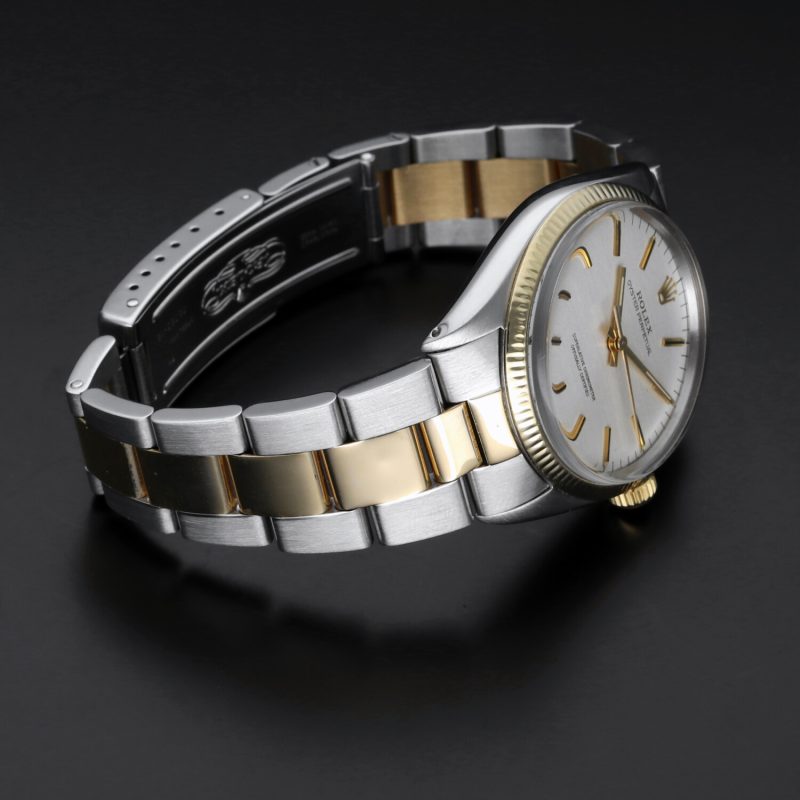 1969 ca. Vintage Rolex Oyster Perpetual Acciaio e Oro ref. 1005 - immagine 8