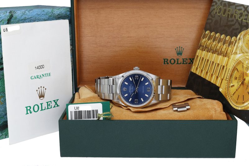 1998 Rolex Air-King Precision 14000 con Scatola e Garanzia - immagine 12
