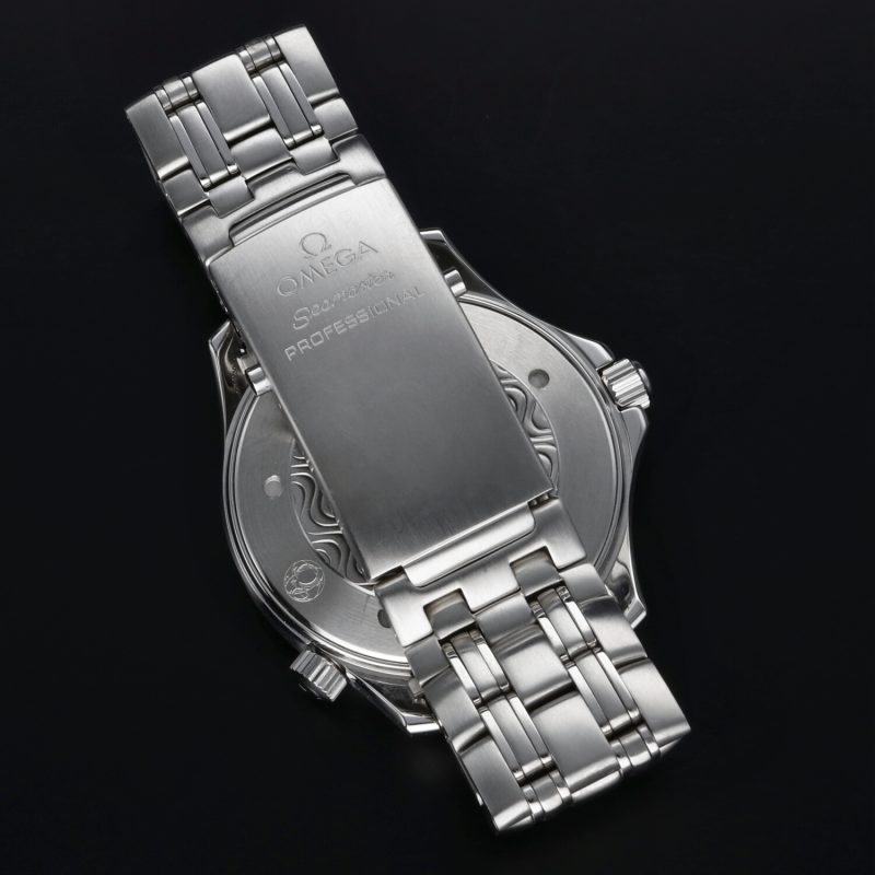 1998 Omega Seamaster 300M Quartz 25418000 Blue "Wave" Dial - Image 8
