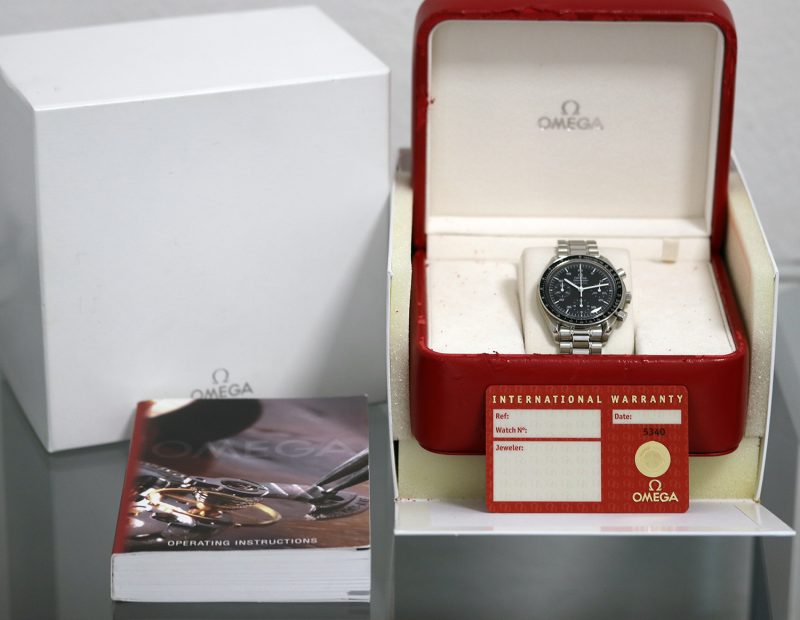 2000 ca. Omega Speedmaster Reduced Automatico 351050 con Scatola e Garanzia - immagine 8