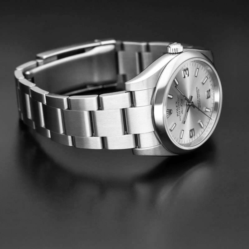 2011 Rolex Air-King 114200 Silver 3/6/9 Dial with Box and Card - Image 8