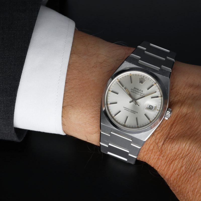 1983 Rolex Vintage Oysterquartz Datejust 17000 Unpolished with Box & Papers - Image 5