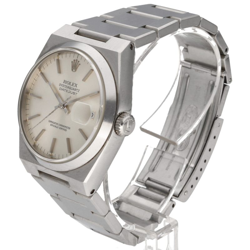 1983 Rolex Vintage Oysterquartz Datejust 17000 Unpolished with Box & Papers - Image 2