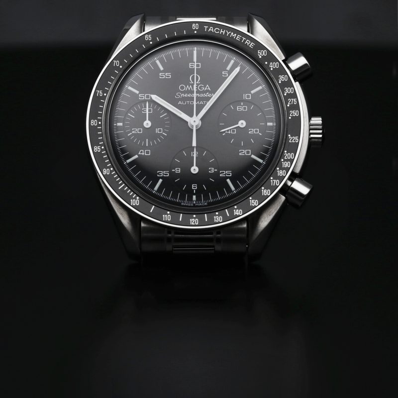 1998 Unworn Omega Speedmaster Automatic Reduced ref. 35105000 SS 39mm With Box & Card - Image 8