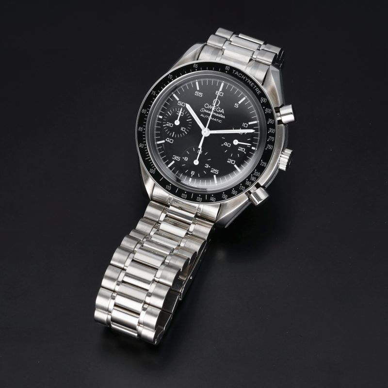 1998 Unworn Omega Speedmaster Automatic Reduced ref. 35105000 SS 39mm With Box & Card - Image 10