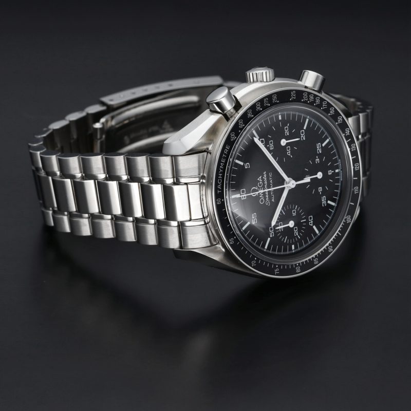 1998 Unworn Omega Speedmaster Automatic Reduced ref. 35105000 SS 39mm With Box & Card - Image 6