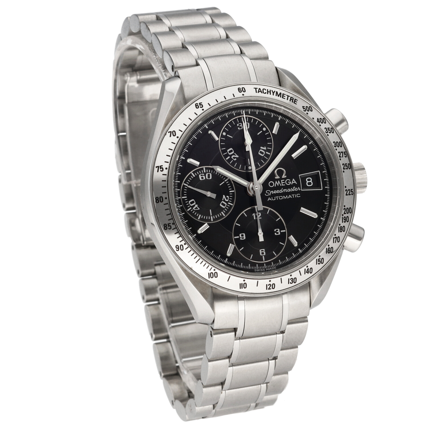 1998 Omega Speedmaster Date Automatic 35135000 Serviced