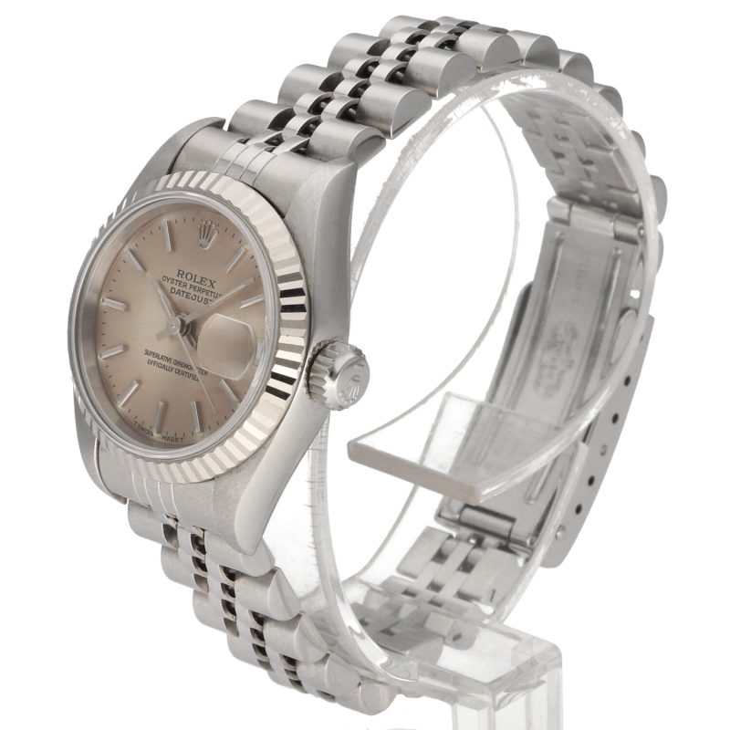 1995 Rolex Datejust 69174 Lunetta Oro Bianco Quadrante Champagne con Scatola e Garanzia - immagine 2