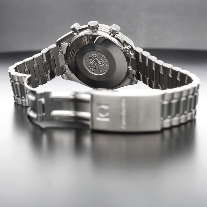 1998 Omega Speedmaster Reduced 35105000 Automatic SS 39mm. with Box & Card - Image 10