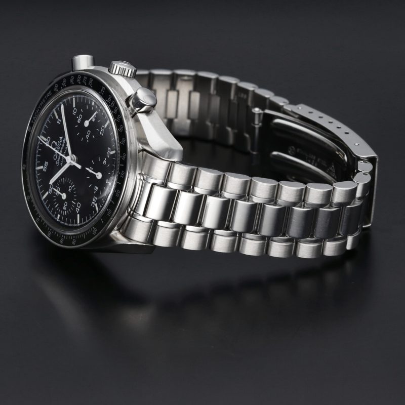 1998 Omega Speedmaster Reduced 35105000 Automatic SS 39mm. with Box & Card - Image 7