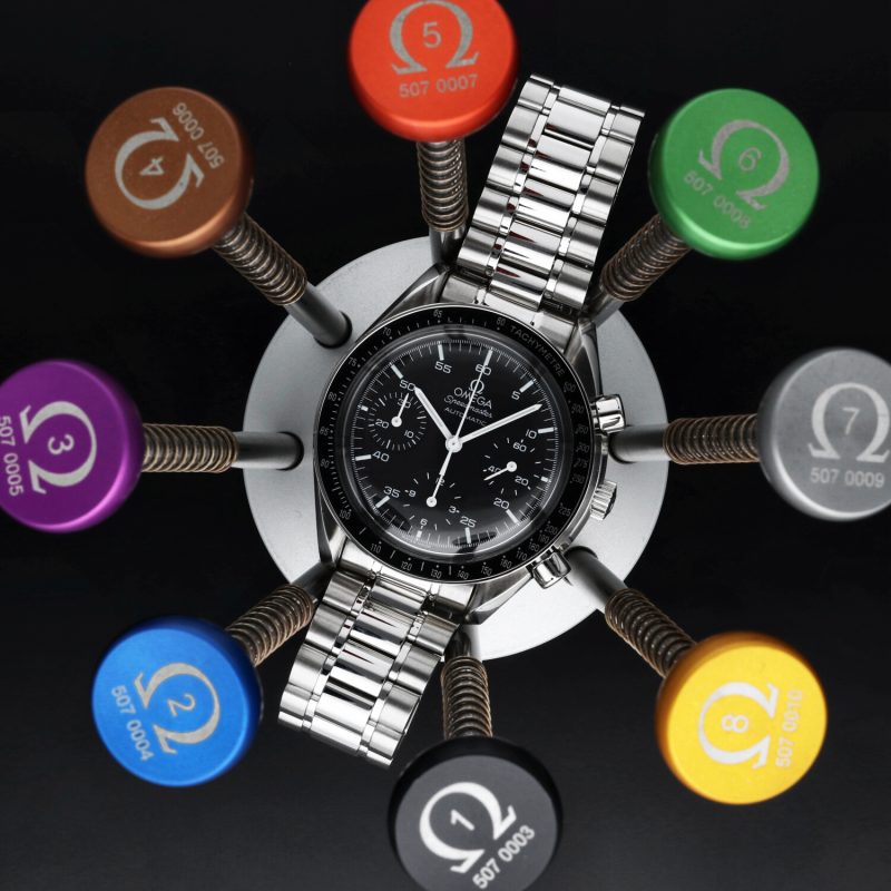 1998 Omega Speedmaster Reduced 35105000 Automatic 39mm with Box & Cards Serviced! - Image 8