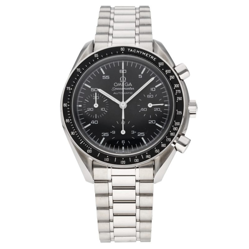 2006 Omega Speedmaster Reduced 35105000 Automatic Stainless Steel with Box & Cards - Image 3