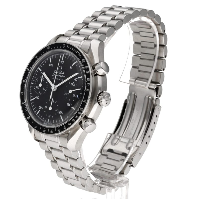 2006 Omega Speedmaster Reduced 35105000 Automatic Stainless Steel with Box & Cards - Image 2