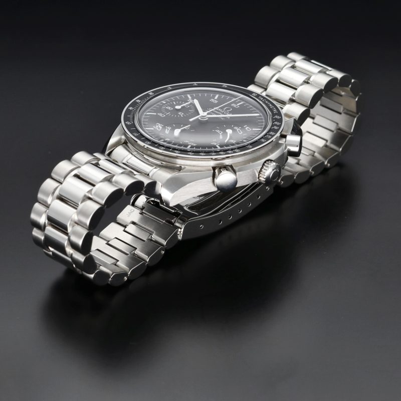 2010 Omega Speedmaster Reduced 35105000 Acciaio Automatico 39mm con Scatola & Garanzia - immagine 14