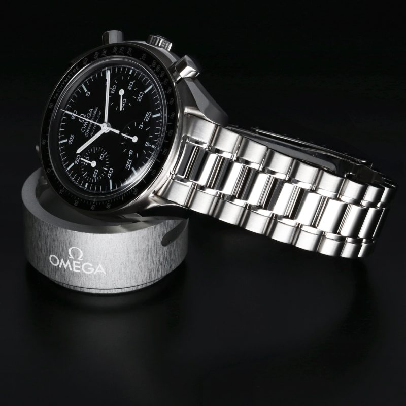 2010 Omega Speedmaster Reduced 35105000 Acciaio Automatico 39mm con Scatola & Garanzia - immagine 4