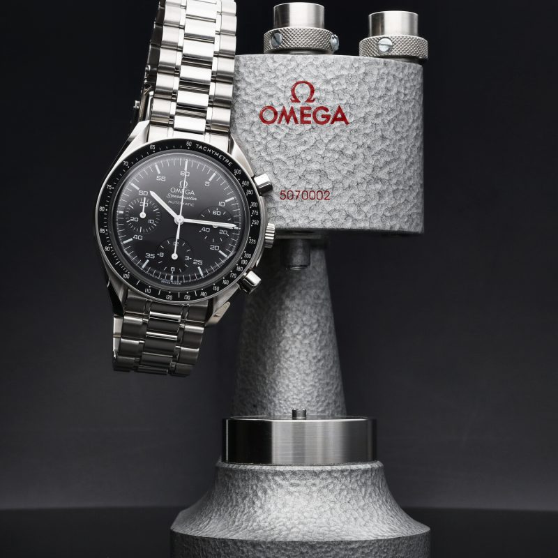2010 Omega Speedmaster Reduced 35105000 Acciaio Automatico 39mm con Scatola & Garanzia - immagine 6