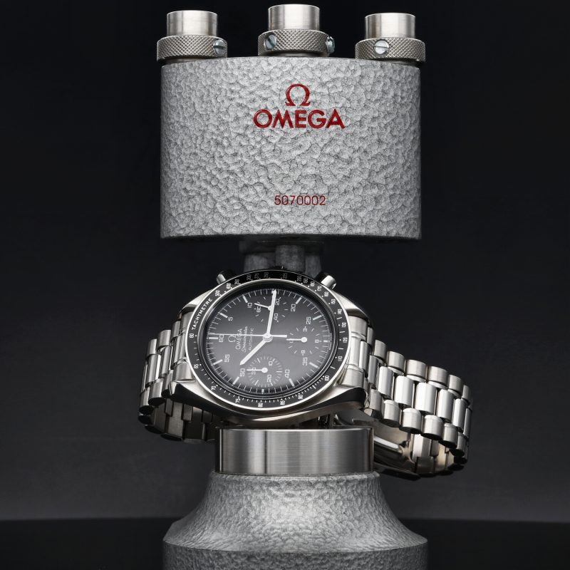 2010 Omega Speedmaster Reduced 35105000 Acciaio Automatico 39mm con Scatola & Garanzia - immagine 7