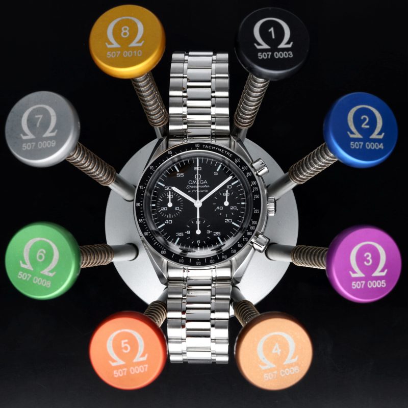 2010 Omega Speedmaster Reduced 35105000 Acciaio Automatico 39mm con Scatola & Garanzia - immagine 9