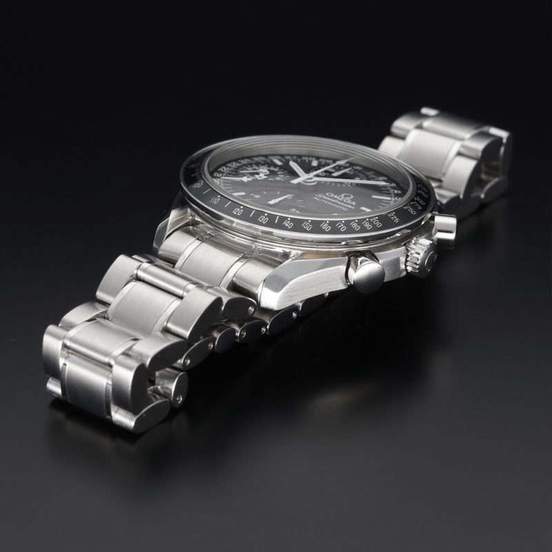 ca. 1998 Omega Speedmaster Day Date ref. 35205000 Automatic SS 39mm Black Dial with Box & Cards - Image 9