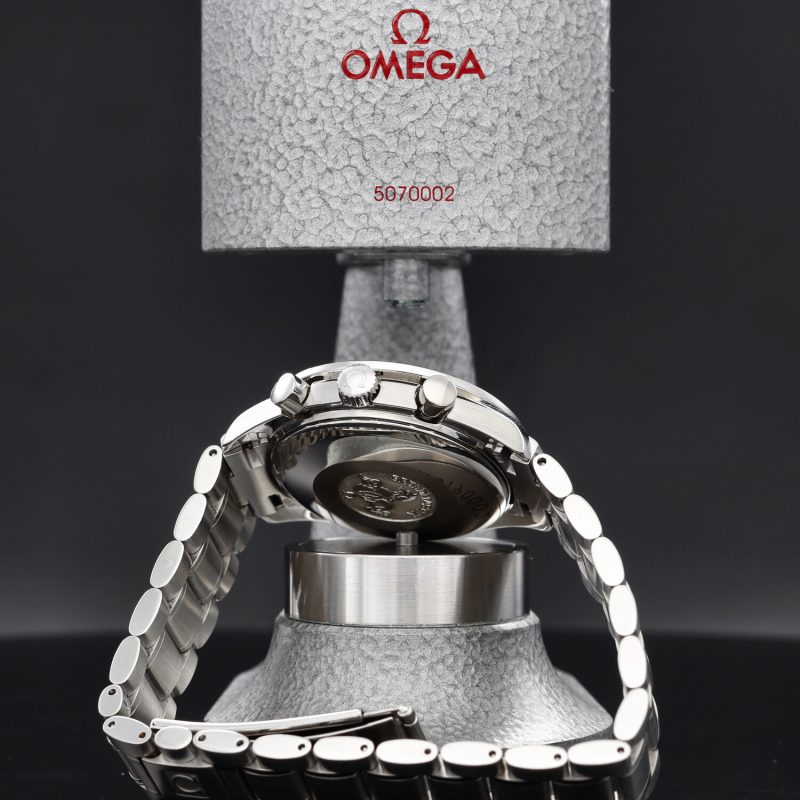 ca. 1998 Omega Speedmaster Day Date ref. 35205000 Automatic SS 39mm Black Dial with Box & Cards - Image 7