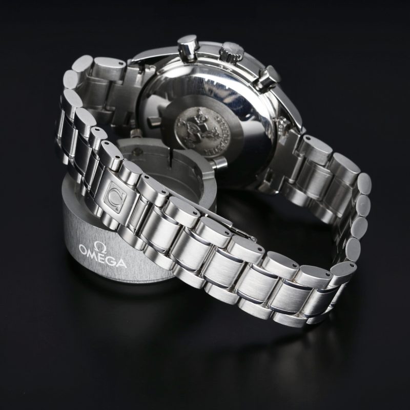 ca. 1998 Omega Speedmaster Day Date ref. 35205000 Automatic SS 39mm Black Dial with Box & Cards - Image 5