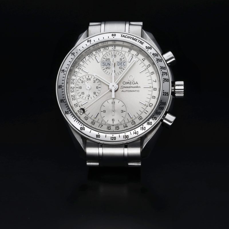 2005 Omega Speedmaster Day Date  Automatico ref. 35233000 Acciaio 39mm con Scatola e Garanzia Originale - immagine 10