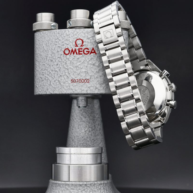2005 Omega Speedmaster Day Date  Automatico ref. 35233000 Acciaio 39mm con Scatola e Garanzia Originale - immagine 9