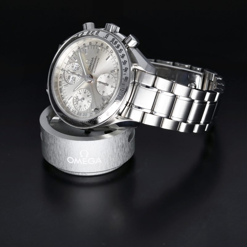 2005 Omega Speedmaster Day Date  Automatico ref. 35233000 Acciaio 39mm con Scatola e Garanzia Originale - immagine 4