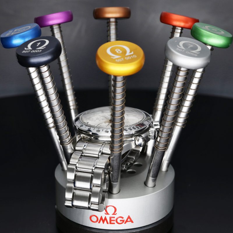2005 Omega Speedmaster Day Date  Automatico ref. 35233000 Acciaio 39mm con Scatola e Garanzia Originale - immagine 7