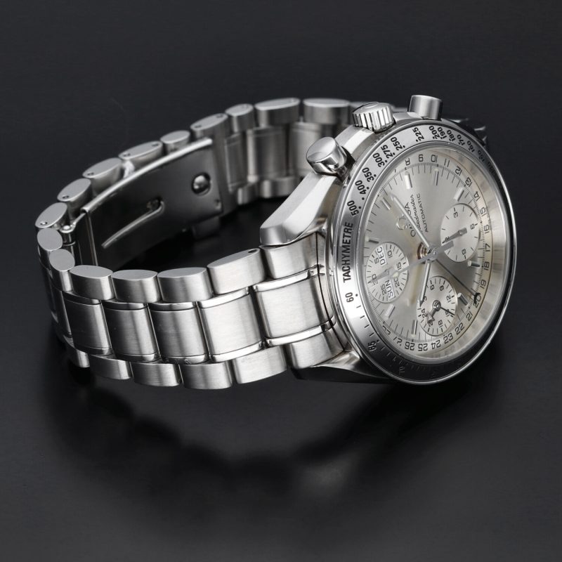 2005 Omega Speedmaster Day Date  Automatico ref. 35233000 Acciaio 39mm con Scatola e Garanzia Originale - immagine 12
