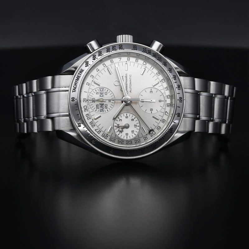 2005 Omega Speedmaster Day Date  Automatico ref. 35233000 Acciaio 39mm con Scatola e Garanzia Originale - immagine 11