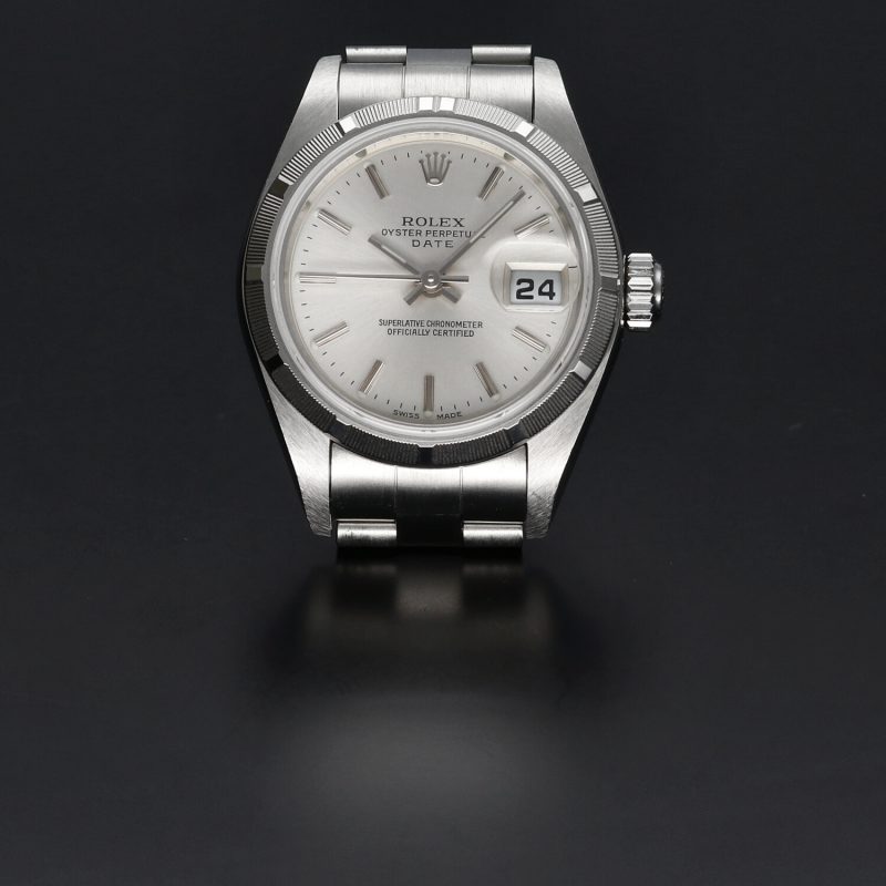 2001 Rolex Oyster Perpetual Date 79190 Orologio Donna/Ragazza Acciaio 26mm. Con Scatola & Garanzia Originale - immagine 4
