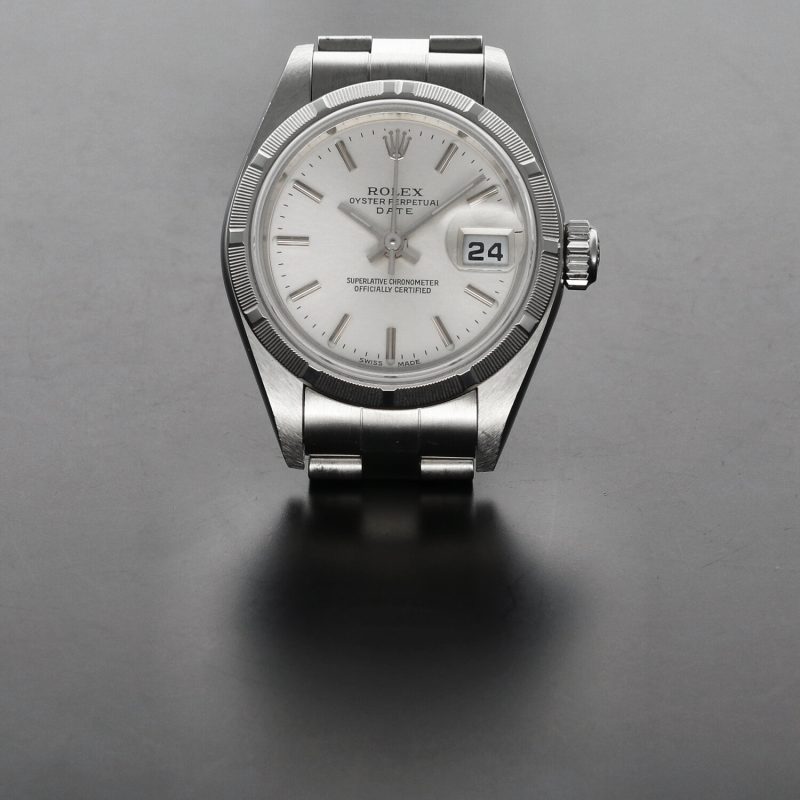 2001 Rolex Oyster Perpetual Date 79190 Orologio Donna/Ragazza Acciaio 26mm. Con Scatola & Garanzia Originale - immagine 8