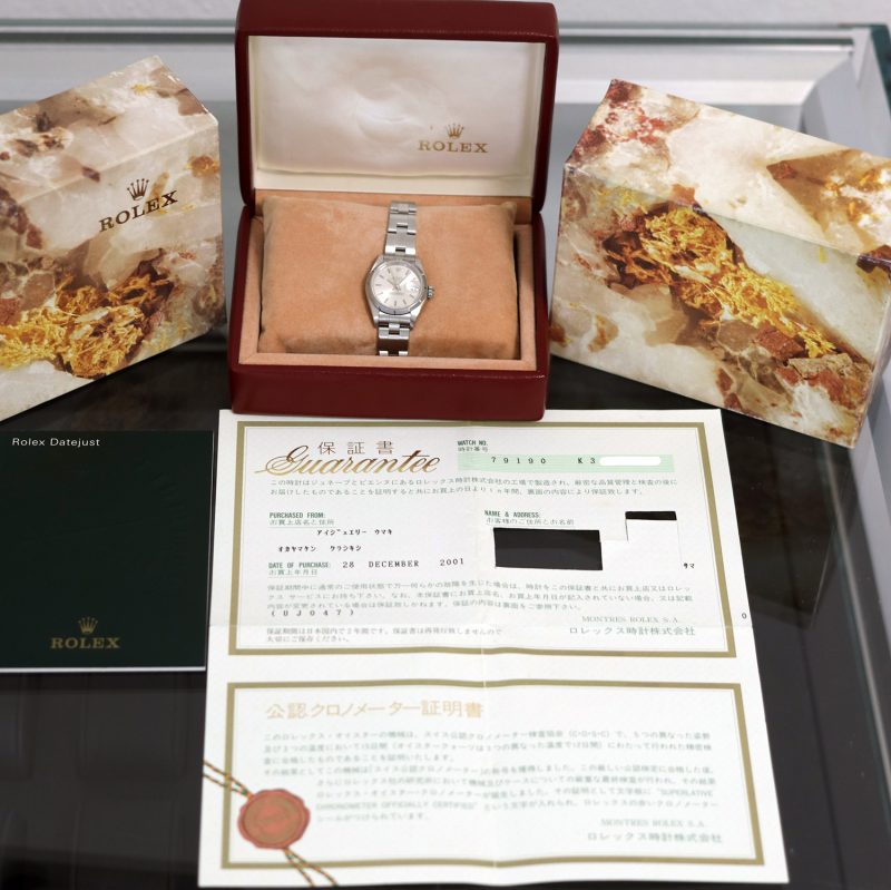 2001 Rolex Oyster Perpetual Date 79190 Orologio Donna/Ragazza Acciaio 26mm. Con Scatola & Garanzia Originale - immagine 15