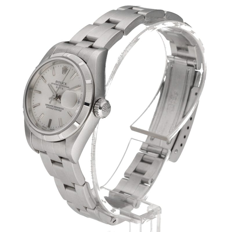 2001 Rolex Oyster Perpetual Date 79190 Orologio Donna/Ragazza Acciaio 26mm. Con Scatola & Garanzia Originale - immagine 2