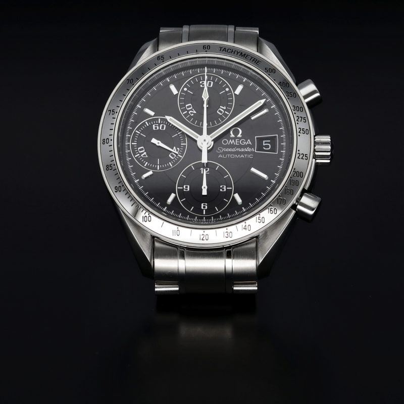 1999 ca. Omega Speedmaster Date Automatico 35135000 Appena Revisionato! - immagine 3
