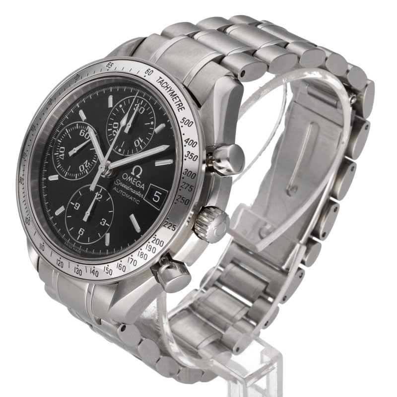 1999 ca. Omega Speedmaster Date Automatico 35135000 Appena Revisionato! - immagine 2