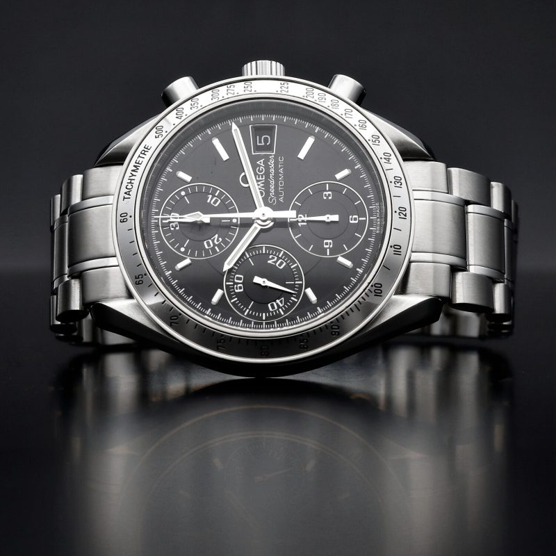 1999 ca. Omega Speedmaster Date Automatico 35135000 Appena Revisionato! - immagine 4