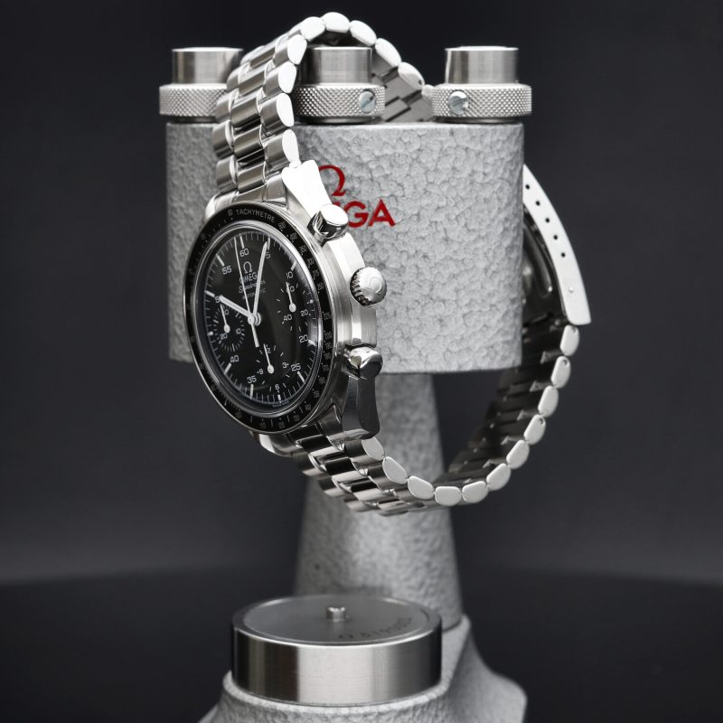 1997 Omega Speedmaster Automatic Reduced ref. 35105000 with Box & Card. Serviced! - Image 12