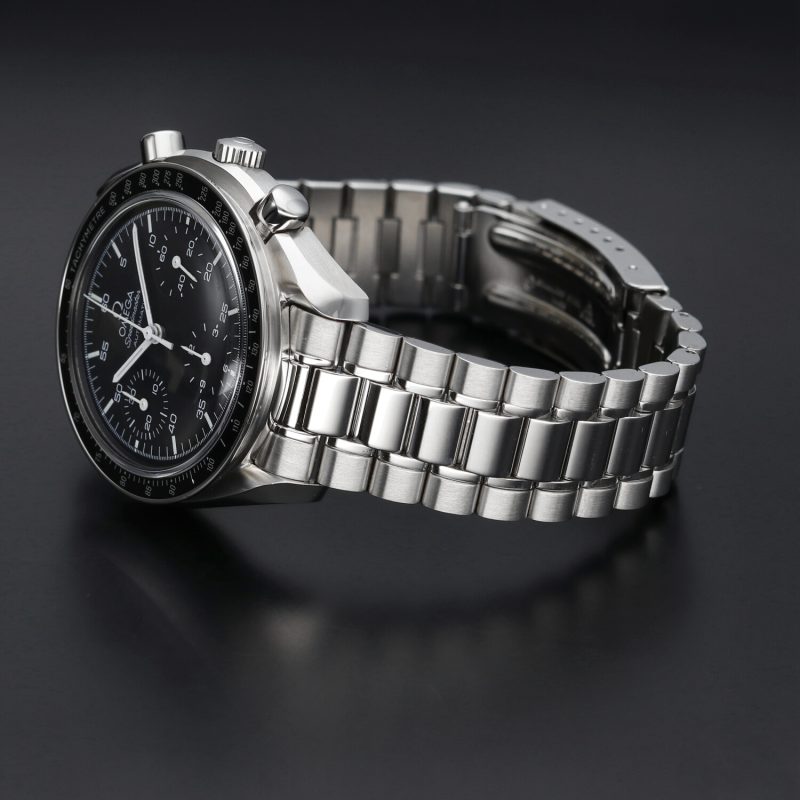 1997 Omega Speedmaster Automatic Reduced ref. 35105000 with Box & Card. Serviced! - Image 7