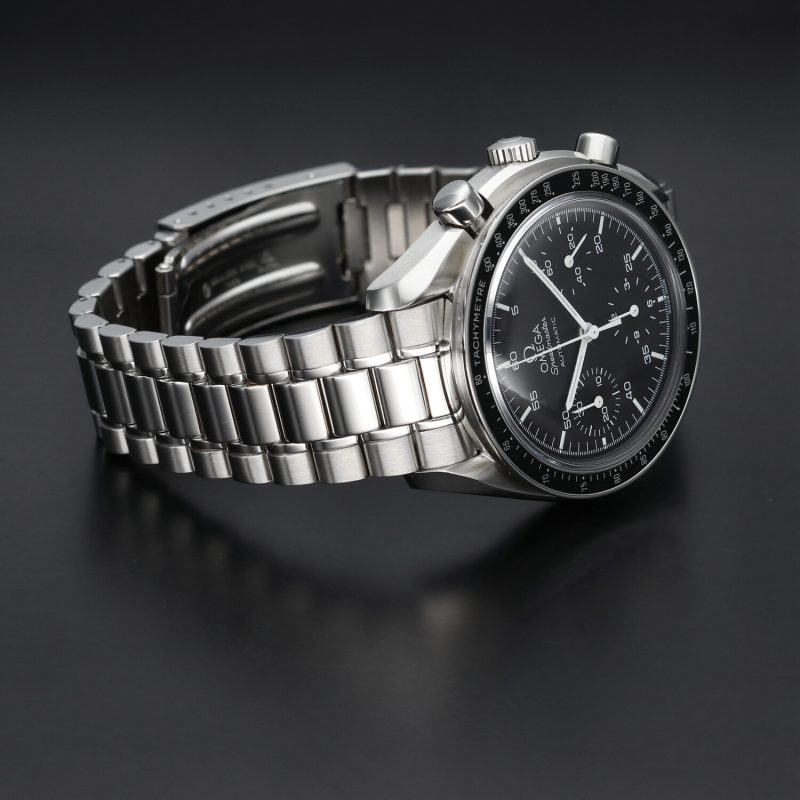 1997 Omega Speedmaster Automatic Reduced ref. 35105000 with Box & Card. Serviced! - Image 6