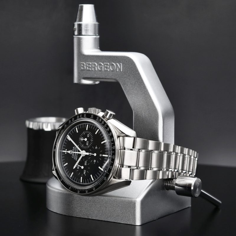 1998 Omega Speedmaster Professional Moonwatch ref. 35705000 with Original Box and Card. Serviced - Image 12
