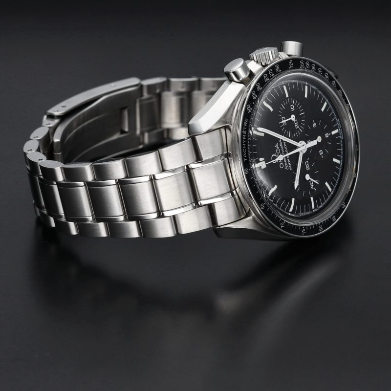 1998 Omega Speedmaster Professional Moonwatch ref. 35705000 with Original Box and Card. Serviced - Image 14